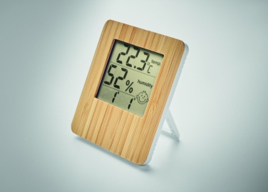 Logo trade corporate gifts picture of: Bamboo weather station