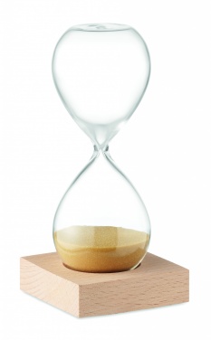 Logo trade promotional products image of: 5 minute sand hourglass