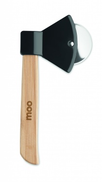 Logo trade promotional items image of: Pizza cutter bamboo handle