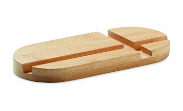 Logotrade business gifts photo of: Bamboo tablet/smartphone stand