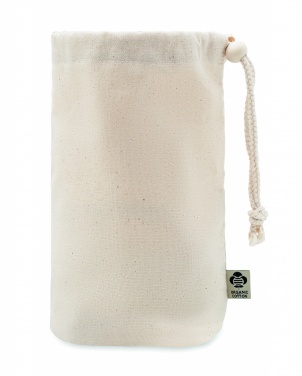 Logo trade promotional giveaways picture of: Small Organic cotton bag