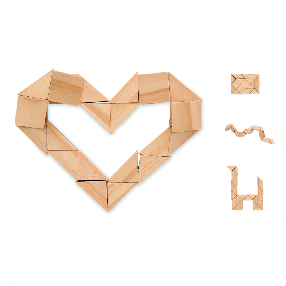 Logotrade promotional merchandise picture of: Wooden puzzle/brain teaser