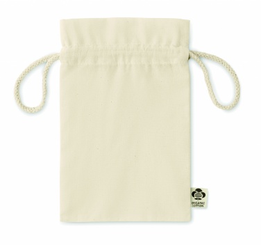 Logo trade corporate gift photo of: Small organic cotton gift bag