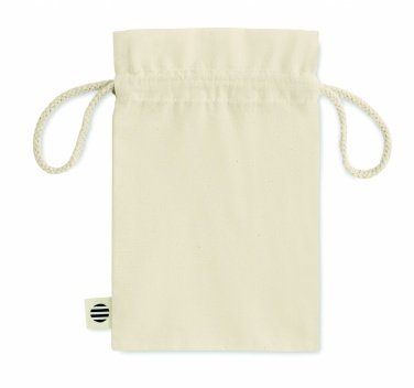 Logotrade advertising product image of: Small organic cotton gift bag