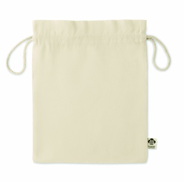 Logo trade promotional giveaways image of: Medium organic cotton gift bag