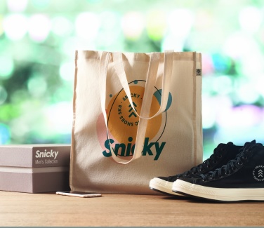 Logo trade business gift photo of: Organic cotton shopping bag