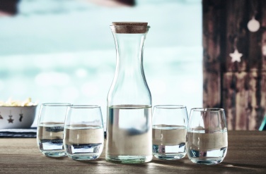 Logotrade promotional merchandise picture of: Recycled glass carafe 1L