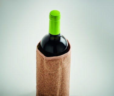 Logo trade promotional items image of: Soft wine cooler in cork wrap
