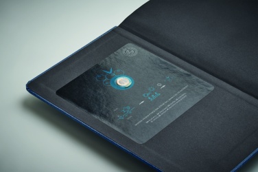 Logo trade corporate gifts picture of: A5 recycled page notebook