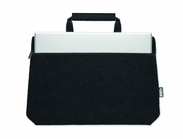 Logo trade advertising product photo of: RPET felt zippered laptop bag