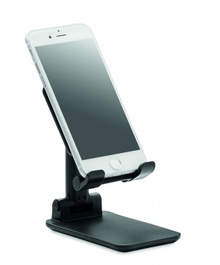 Logo trade promotional items image of: Foldable phone stand in ABS