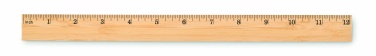 Logo trade advertising product photo of: Ruler in bamboo 30 cm