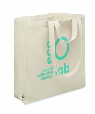 Logotrade promotional product image of: Recycled cotton shopping bag