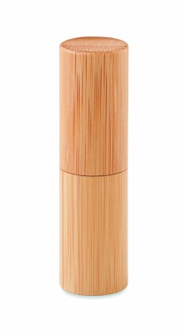 Logo trade business gift photo of: Lip balm in bamboo tube box