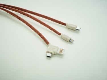 Logotrade promotional giveaways photo of: 3 in 1 charging cable in cork