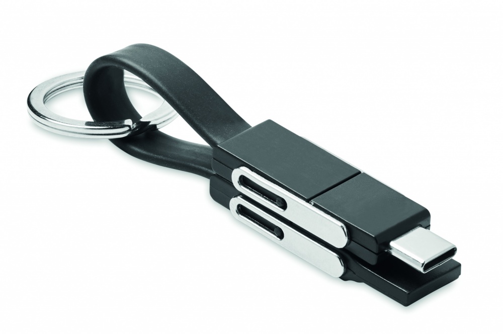 Logotrade promotional giveaway picture of: keying with 4 in 1 cable