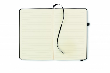 Logotrade promotional giveaway image of: Recycled Leather A5 notebook