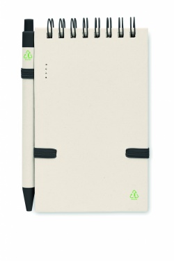 Logo trade promotional products image of: A6 milk carton notebook set