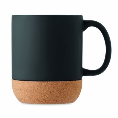 Logo trade promotional merchandise image of: Matt ceramic cork mug 300 ml