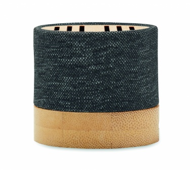 Logo trade promotional products picture of: Bamboo RPET wireless speaker