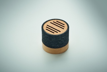 Logo trade promotional product photo of: Bamboo RPET wireless speaker