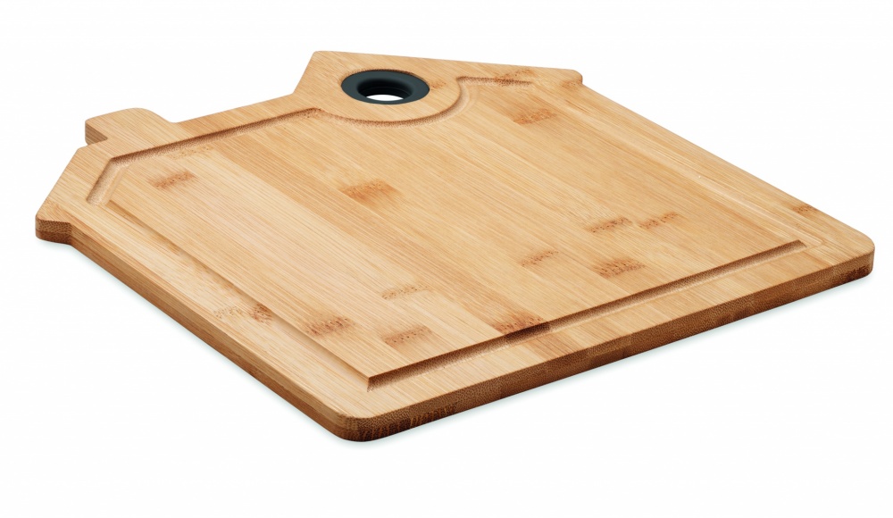 Logo trade corporate gifts picture of: Bamboo house cutting board