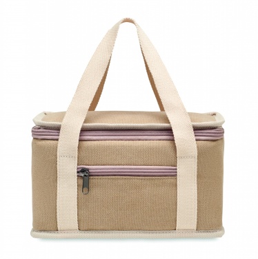 Logotrade advertising product picture of: 6 can cool bag canvas 320gr/m²