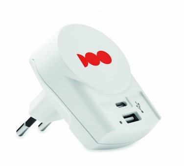 Logo trade promotional items picture of: Skross Euro USB Charger (AC)
