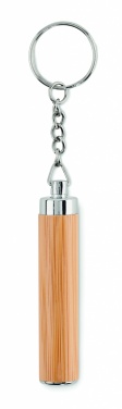 Logotrade promotional giveaway image of: Mini bamboo torch with keyring