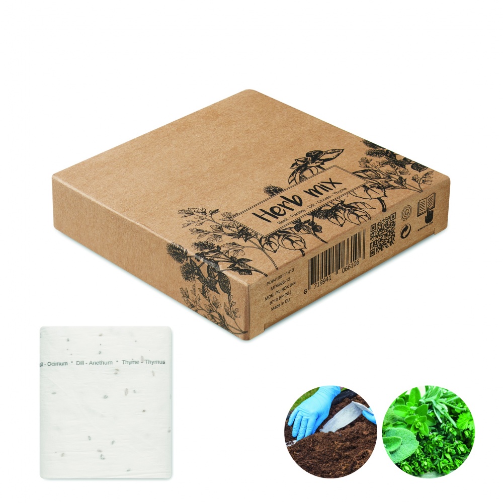 Logotrade promotional item picture of: Herb seeds tape 3 meter