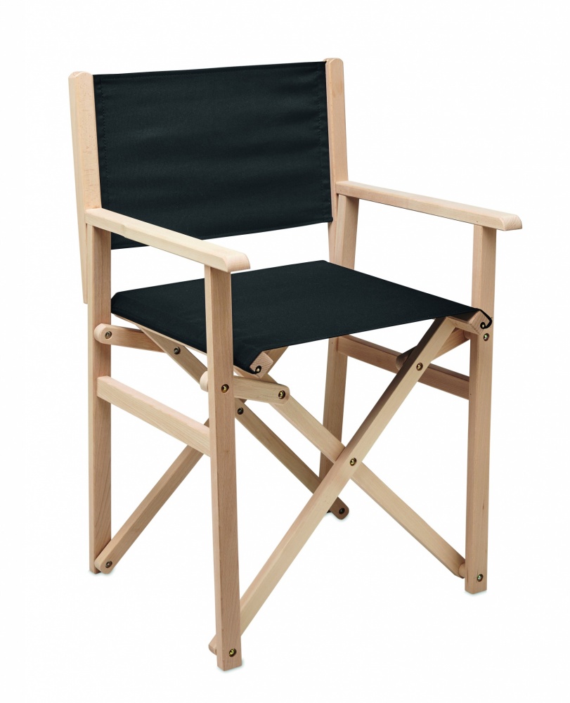 Logotrade promotional giveaway picture of: Foldable wooden beach chair