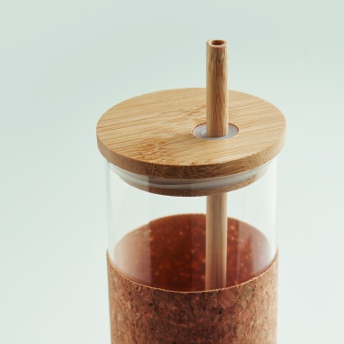 Logo trade promotional products image of: Glass tumbler sleeve 450 ml