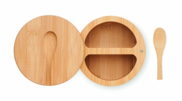 Logotrade promotional giveaway image of: Salt and pepper bamboo box