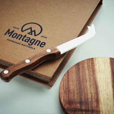 Logotrade business gift image of: Acacia cheese board set Dresden