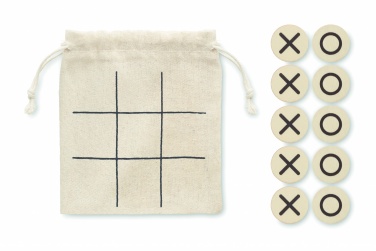 Logo trade promotional giveaway photo of: Wooden tic tac toe