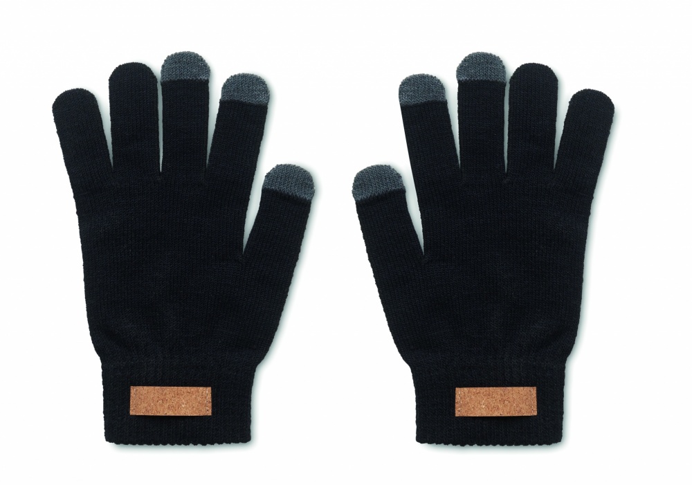 Logotrade promotional item image of: RPET tactile gloves