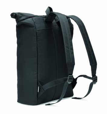 Logo trade promotional giveaway photo of: 600D RPET rolltop backpack
