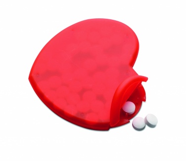 Logotrade promotional gift image of: Heart shape peppermint box