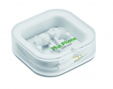 Logo trade promotional merchandise picture of: Ear plug with silicone