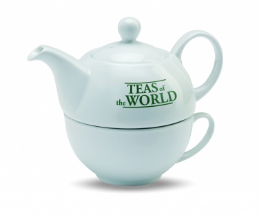 Logo trade advertising products picture of: Teapot and cup set 400 ml