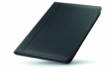 Logo trade promotional products image of: A4 leather conference folder