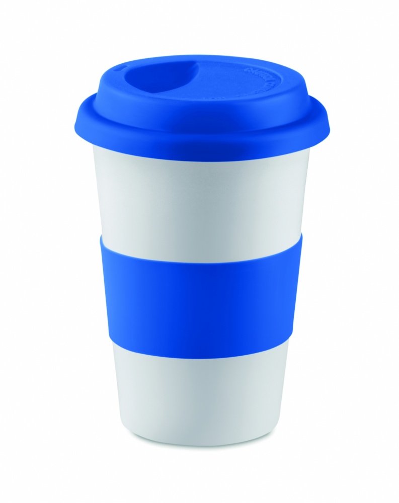Logo trade promotional products picture of: Ceramic mug w/ lid and sleeve