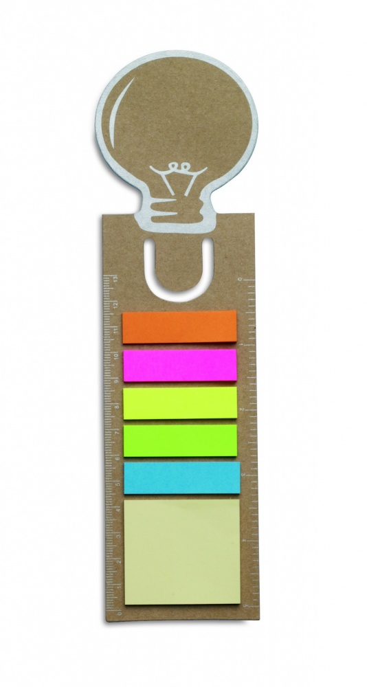 Logotrade advertising products photo of: Bookmark with sticky memo pad
