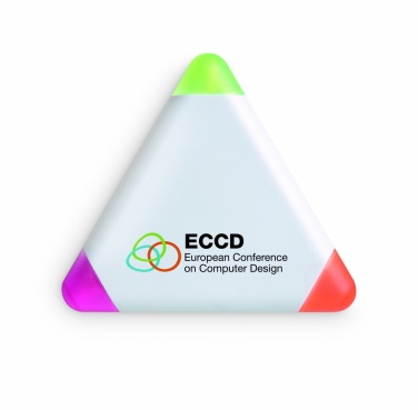 Logo trade advertising products image of: Triangular highlighter