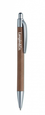 Logotrade promotional gift image of: Carton barrel ball pen