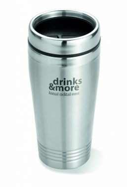 Logotrade advertising product image of: Double wall travel cup 400ml