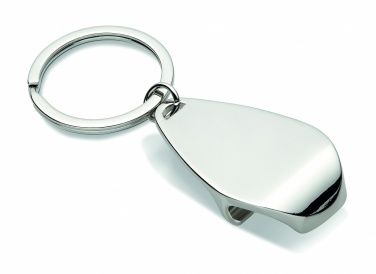 Logo trade advertising products picture of: Bottle opener key ring Tornio