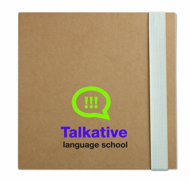 Logo trade promotional gift photo of: Notebook with memo set and pen