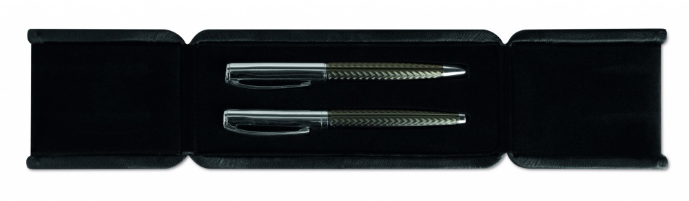 Logo trade promotional merchandise image of: Ball pen set in box