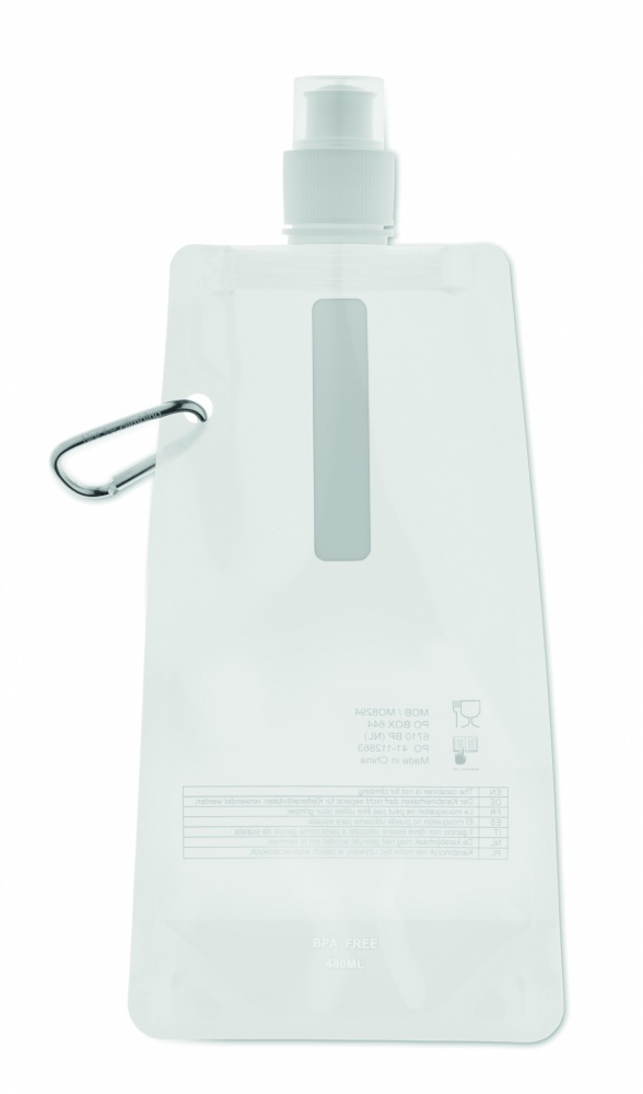 Logotrade promotional product image of: Foldable water bottle